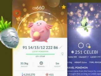 pokemon de la suerte en Pokemon go