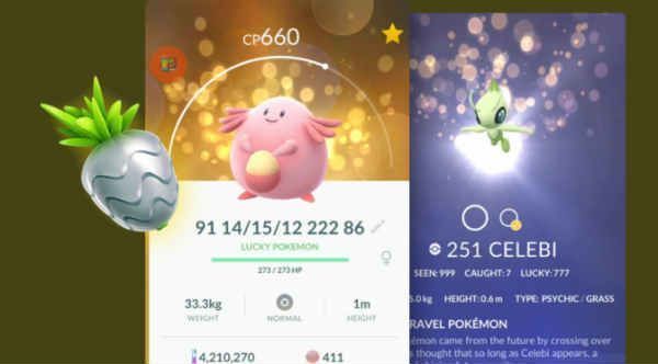 pokemon de la suerte en Pokemon go