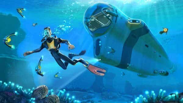 Vehículos en Subnautica Below Zero