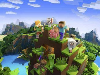 Manzanas en Minecraft dorada encantada