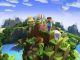Manzanas en Minecraft dorada encantada