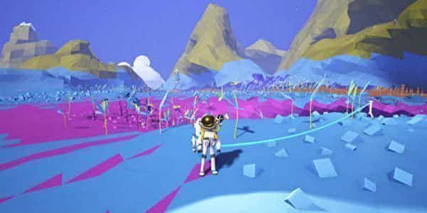 Tungsteno en Astroneer wolframita