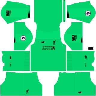 Liverpool kit portero visitante dls 2020