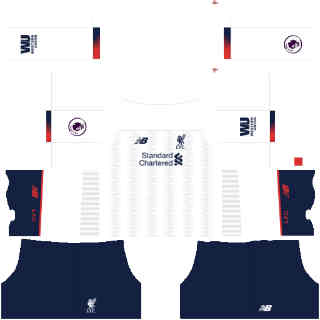 Liverpool kit visitante dls 2020