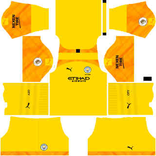 Manchester City kit portero alternativo dls 2020
