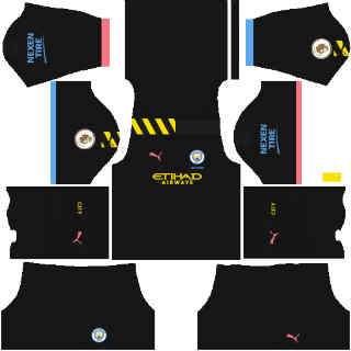 Manchester City kit visitante dls 2020