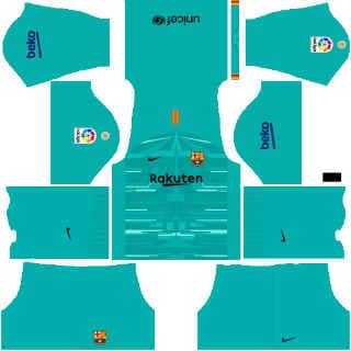 kit portero local barcelona dls 2020