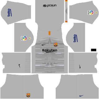 kit portero visitante barcelona dls 2020