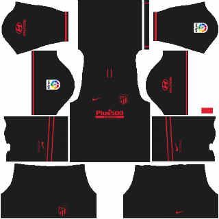 kit visitante atletico madrid dls 2020