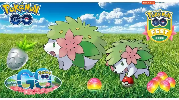 Como capturar a Shaymin Pokemon Go Fest