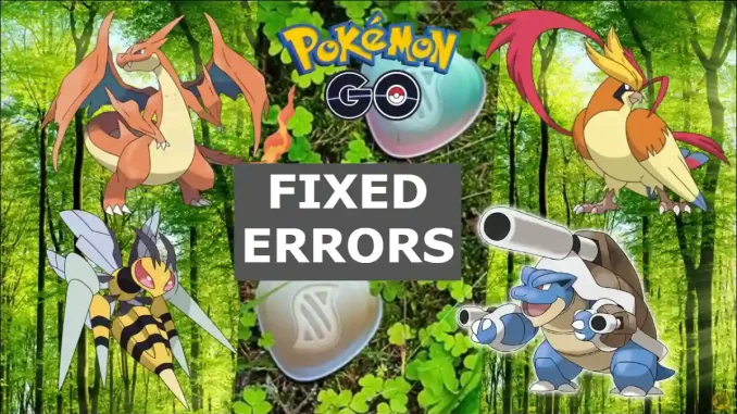 Solventado error al megaevolucionar - Julio Pokemon Go