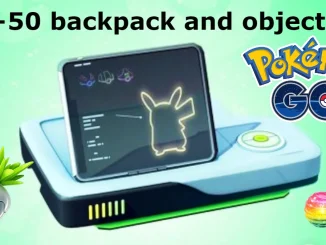 Capacidad para Bolsa Pokemon y mochila
