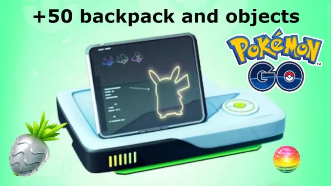 Capacidad para Bolsa Pokemon y mochila