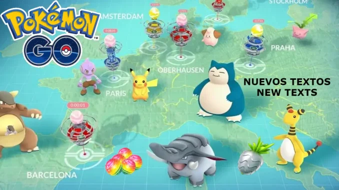 Nuevos textos en Pokemon Go Pokeminers