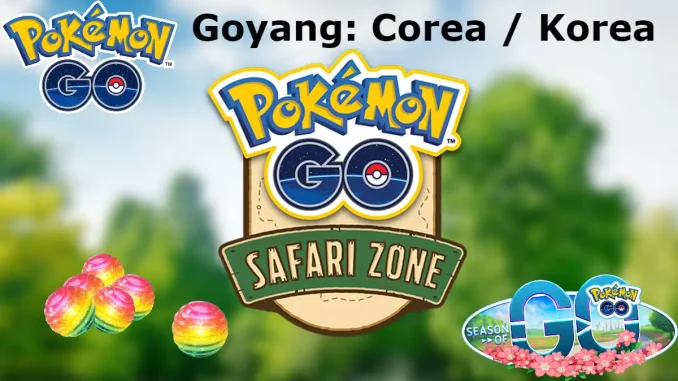 Safari Zone Goyang Corea del Sur detalles
