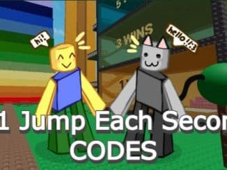 +1 Jump Each Second Codes Roblox