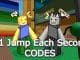 +1 Jump Each Second Codes Roblox