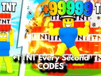+1 TNT Every Second Codes Roblox