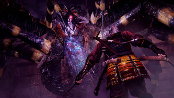 Joro-Gumo-en-Nioh Joro-Gumo en Nioh