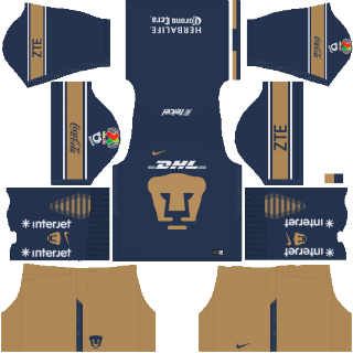 pumas uniforme dream league soccer 2019