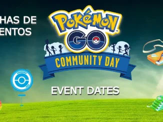Proximas fechas de eventos y community day