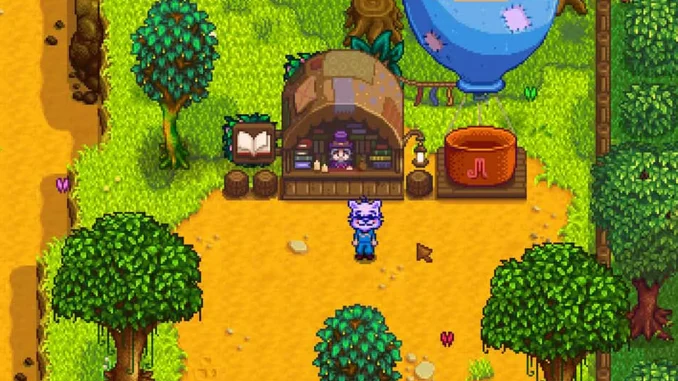 Bookseller Stardew Valley
