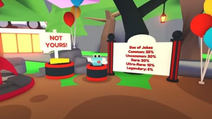 Adopt Me Box of Jokes: How To Get & All Item Chances