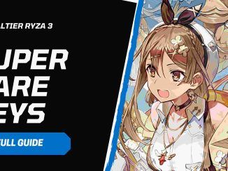 Atelier Ryza 3 super rare keys