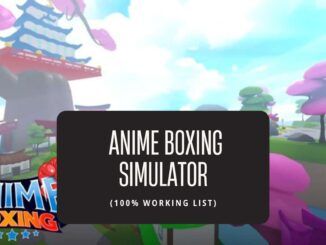 Anime Boxing Simulator Codes