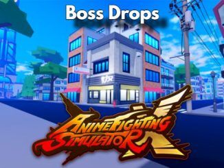 Anime Fighting Simulator X Boss Drops