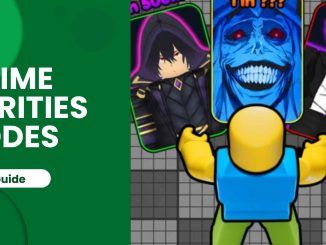 Anime Rarities Codes