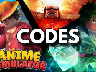 Anime Simulator Codes Roblox