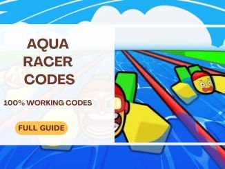 Aqua Racer codes