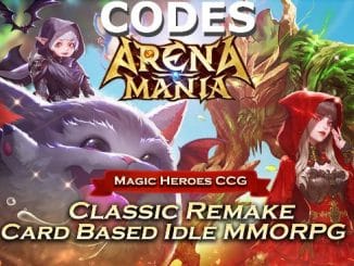 Arena Mania Magic Heroes CCG Codes