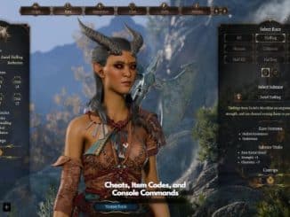 BG3 Cheats, Item Codes, and Console Commands