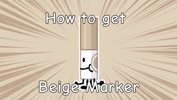 Beige Marker in Find the Markers