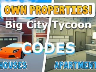 Big City Tycoon Codes Roblox