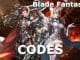 Blade Fantasy Codes