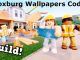 Bloxburg Wallpaper Codes