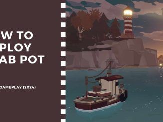 dredge how to deploy Crab Pot