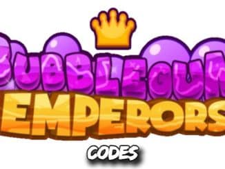 Bubble Gum Emperors Codes Roblox