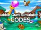 Bubble Gum Simulator X Codes Roblox