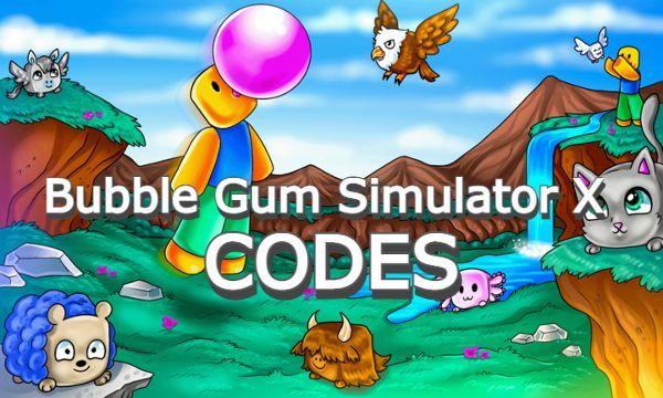 Bubble Gum Simulator X Codes Roblox