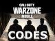 COD Warzone Mobile Redeem Codes