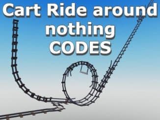 Cart Ride around nothing Codes Roblox