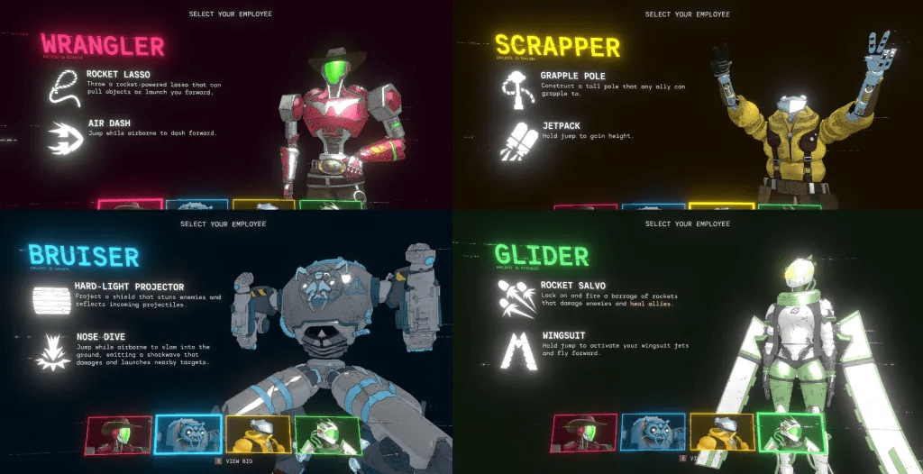 Characters in Mycopunk