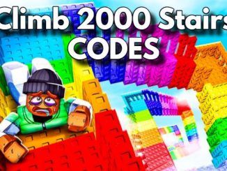 Climb 2000 Stairs to VIP Obby Codes Roblox