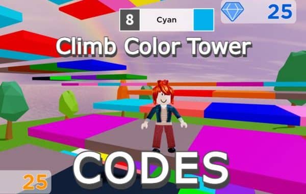 Climb Color Tower Codes Roblox
