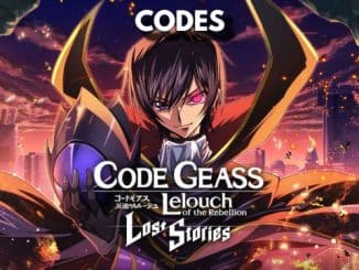 Code Geass Lost Stories Codes