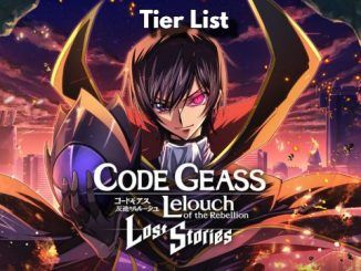 Code Geass Lost Stories Tier List Guide